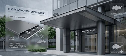 последние записи в блоге компании о Как проектировать и устанавливать алюминиевые дождевые навесы: руководство по снижению шума и долговечности