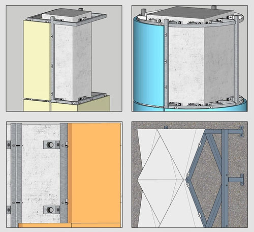 последние новости компании о Как установить металлический фасад алюминиевой облицовки