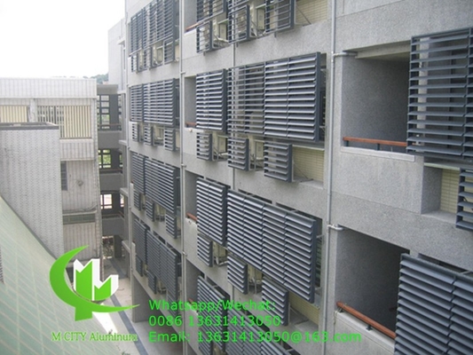 Foshan алюминиевый экструдированный профиль лопатки Aerofoil Fins Hunter Douglas System