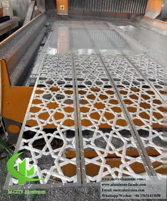 Настраиваемые перфорированные алюминиевые экраны с покрытием PVDF для контроля света и тени