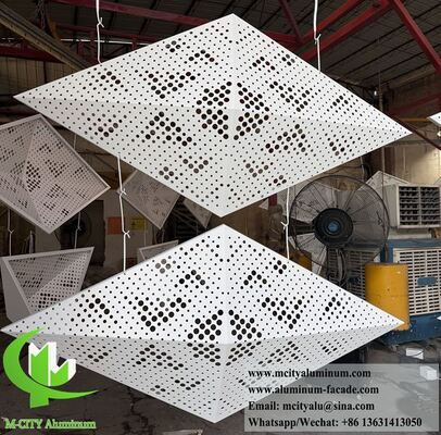 Поднимите архитектуру на новый уровень с помощью 3D-панелей с алмазной и призматической перфорацией из алюминия