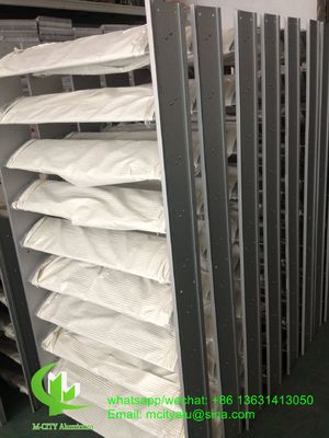 Хорошая цена Алюминиевый экстериорный жалюзи Аэрофоль профиль алюминиевый жалюзи с овальной формы для фасадной шторы стены онлайн