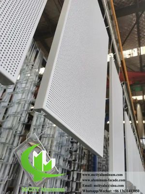 Хорошая цена Архитектурный металлический экран с покрытием PVDF онлайн