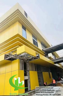 Хорошая цена Внешний металлический экран Стенные панели Фасадная облицовка Декорация Алюминий Прочный онлайн