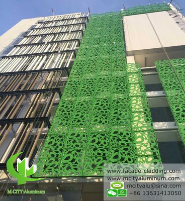 Качество  3003 Aluminum Alloy Powder Coated Customizable Design Metal Curtain Wall Aluminum Facade Cladding Фабрика