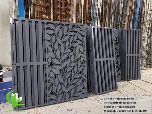 Качество  2.5mm PVDF Coated Laser-Cut Aluminum Facade Panels for Coastal-Grade AC Enclosures Фабрика