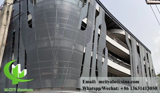 Качество  Powder Coated Perforated Aluminum Panel with Custom RAL Colors and Laser Cut Patterns for Facade Cladding Фабрика