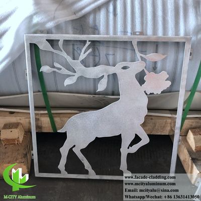 Хорошая цена Лазерно резанная алюминиевая панель облицовки фасада с материалом 3003 и поверхностью, покрытой порошком онлайн