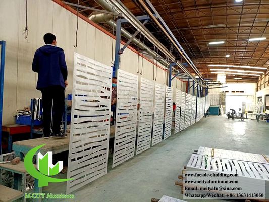 Хорошая цена Лазерная резка с порошковым покрытием, перфорированная алюминиевая облицовка стен для садового металлического экрана онлайн