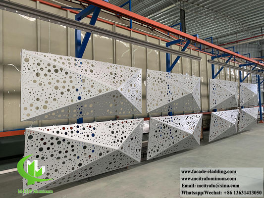 Хорошая цена Система фасада из твердого алюминия 3D для оформления стен здания онлайн