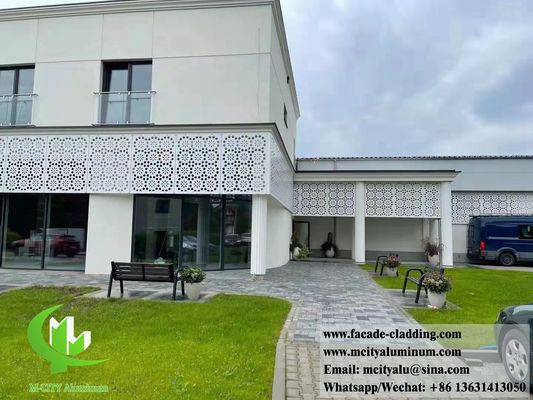 Хорошая цена Алюминиевая панель с порошковым покрытием, вырезанная лазером, с настраиваемыми цветами RAL и толщиной 3 мм для облицовки фасадов онлайн