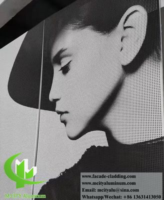 Хорошая цена Металлический экранированный перфорационный архитектурный алюминиевый лист для стенной облицовки онлайн