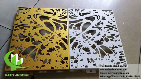 Хорошая цена Архитектурный металлический лист Алюминиевый декоративный экран с ПВДФ-покрытием против ржавчины онлайн