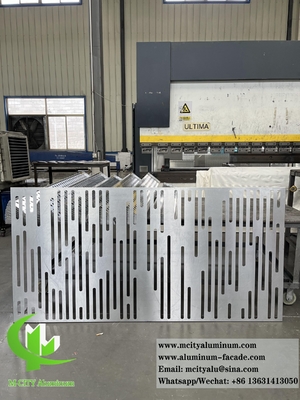 CNC резка металлического листа Алюминиевый экран с лазерным вырезом для декорации стен
