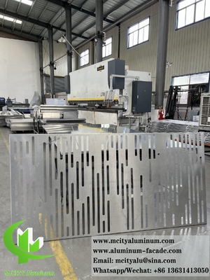 CNC резка металлического листа Алюминиевый экран с лазерным вырезом для декорации стен