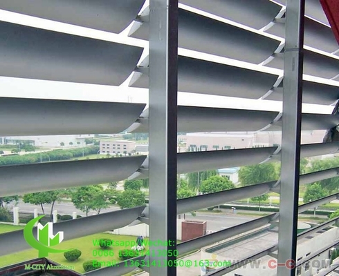Foshan алюминиевый экструдированный профиль лопатки Aerofoil Fins Hunter Douglas System