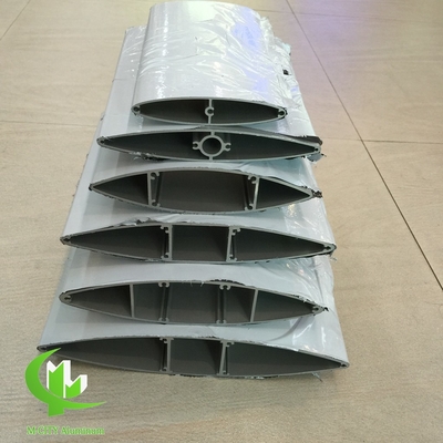 Foshan алюминиевый экструдированный профиль лопатки Aerofoil Fins Hunter Douglas System