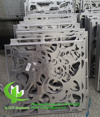 CNC режущая панель алюминиевый декоративный лист для фасада облицовки ограждения окна с красочной краской