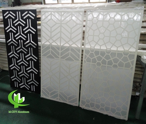CNC алюминиевая резная декоративная панель с различными узорами панель экрана лазерной резки