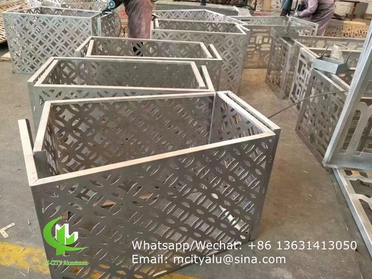 специально изготовленная Алюминиевая лазерная режущая панель для фасадной завесной стены с металлической панелью толщиной 2,5 мм