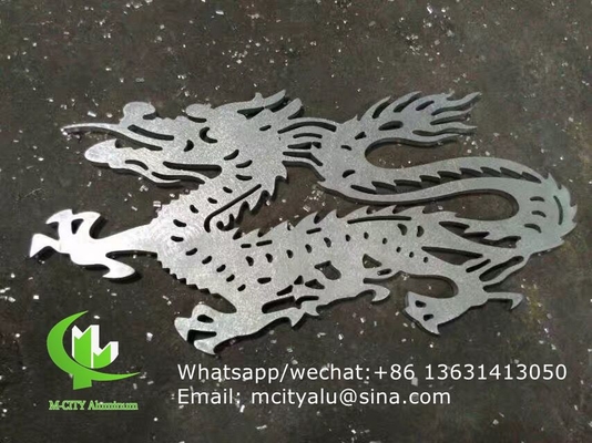 Dragon Алюминиевая лазерная режущая панель для фасадной занавесной стены с металлической панелью толщиной 2,5 мм
