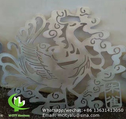 Dragon Алюминиевая лазерная режущая панель для фасадной занавесной стены с металлической панелью толщиной 2,5 мм