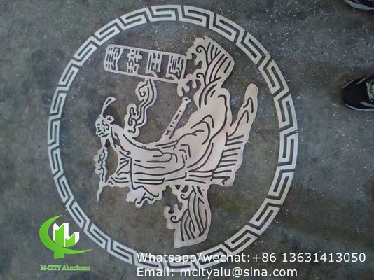 Dragon Алюминиевая лазерная режущая панель для фасадной занавесной стены с металлической панелью толщиной 2,5 мм