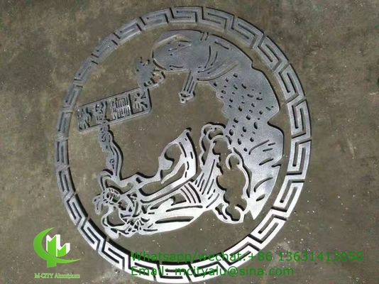 Алюминиевая перфорированная панель для украшения экрана с металлическим листом 3 мм с лазерным режущим орудием