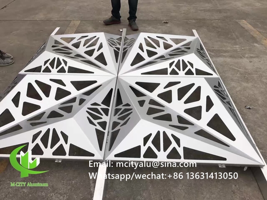 3D алюминиевая облицовочная панель Алюминиевая декоративная стенная панель для фасада с 2 мм металлическим листом 1 м х 1 м