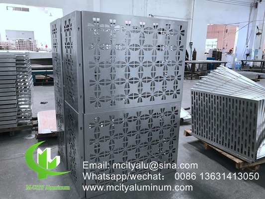 Лазерно-резанный лист с порошкообразным покрытием Алюминий CNC лазерно-резанная декоративная панель для фасадной стены панель облицовочная панель