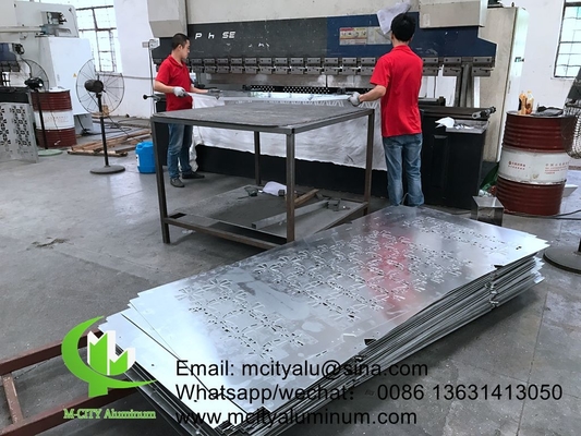 Китайская фабрика сверх прочный порошкообразный покрытый Алюминий CNC перфорированная декоративная панель для фасада стенной панели облицовочной панели