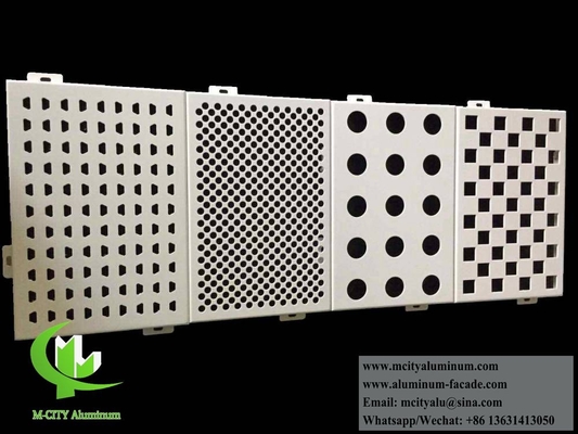 CNC прокол Алюминиевая облицовка твердая панель для декорации стены