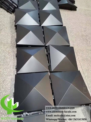 3D металлическая облицовка алюминиевые панели с CNC режущими узорами