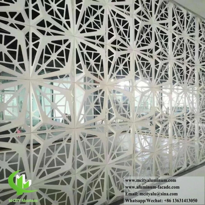 3D металлическая облицовка алюминиевые панели с CNC режущими узорами