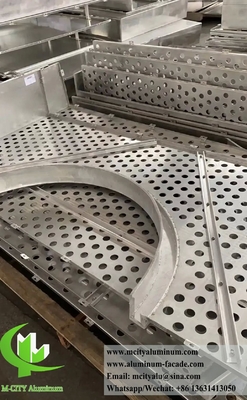CNC резка металлического экрана Алюминиевый лист ПВДФ покрытие