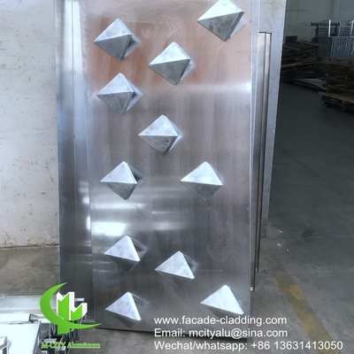 Металлический алюминиевый стенный фасад for building decoration фасад cladding
