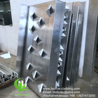 Металлический алюминиевый стенный фасад for building decoration фасад cladding
