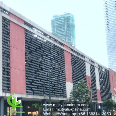 FOSHAN PVDF Металлическая алюминиевая перфорированная нестандартная панель, используемая для наружной отделки зданий