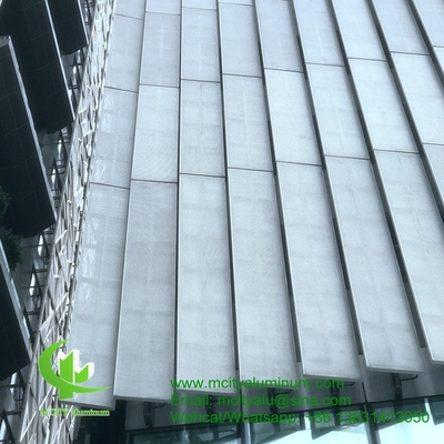 FOSHAN PVDF Металлическая алюминиевая перфорированная нестандартная панель, используемая для наружной отделки зданий