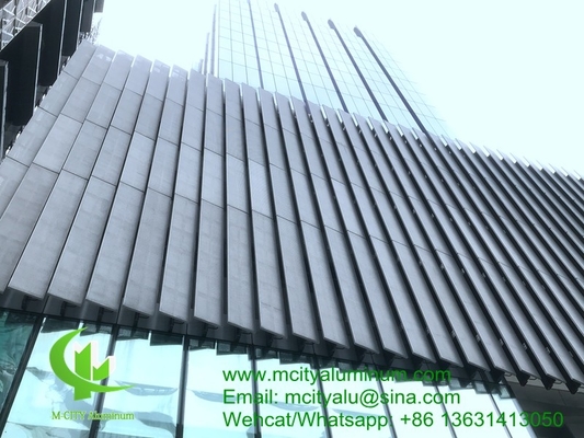 FOSHAN PVDF Металлическая алюминиевая перфорированная нестандартная панель, используемая для наружной отделки зданий