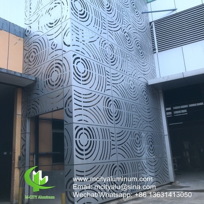 Foshan Порошкообразная металлическая алюминиевая облицовка для фасада