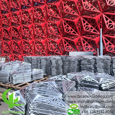 CNC резьбовая панель флуороуглеродные перфорированные алюминиевые панели шторные стены алюминиевые панели для облицовки фасадов