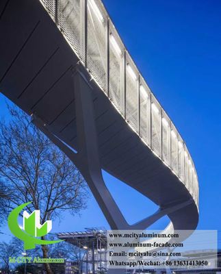 Расширенная алюминиевая сетка для отделки зданий толщиной 3 мм