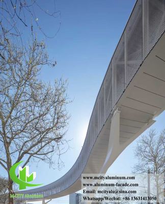 Расширенная алюминиевая сетка для отделки зданий толщиной 3 мм