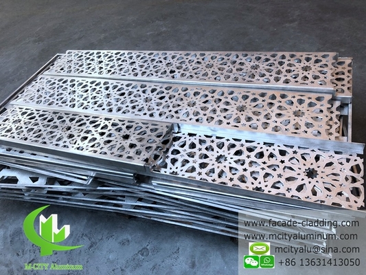 CNC резка алюминиевого фасада для стенового облицовки порошковым покрытием для наружного использования