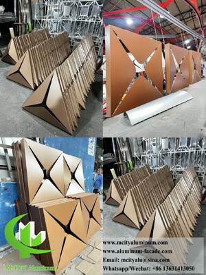 Алюминиевые потолочные панели с лазерной резкой повышают коммерческие и роскошные интерьеры