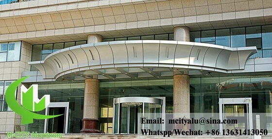 Архитектурные массивные алюминиевые облицовки для стен для фасадов зданий
