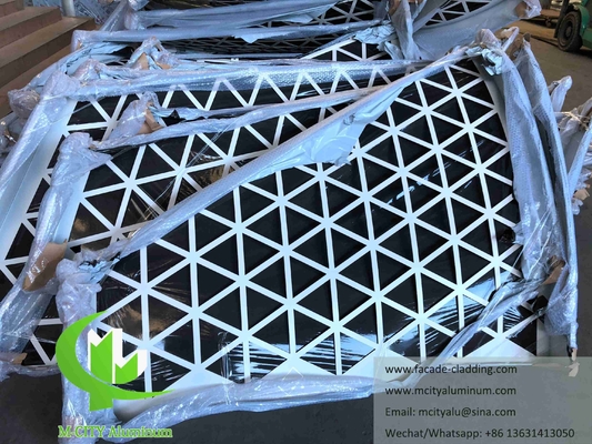 Производитель перфорированных панелей для облицовки архитектурных фасадов из алюминия