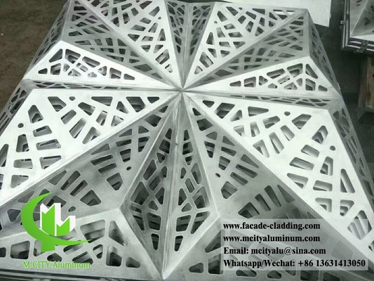 3D алюминиевые панели для фасадов отелей
