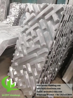 3D алюминиевые панели для фасадов отелей